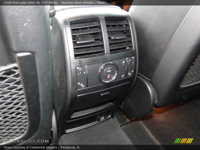 Obsidian Black Metallic / Black 2008 Mercedes-Benz ML 550 4Matic