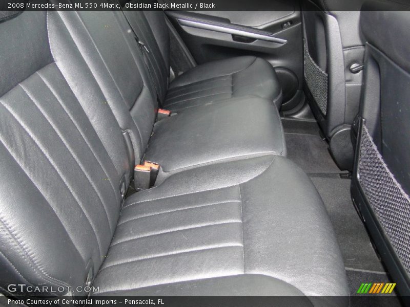 Obsidian Black Metallic / Black 2008 Mercedes-Benz ML 550 4Matic