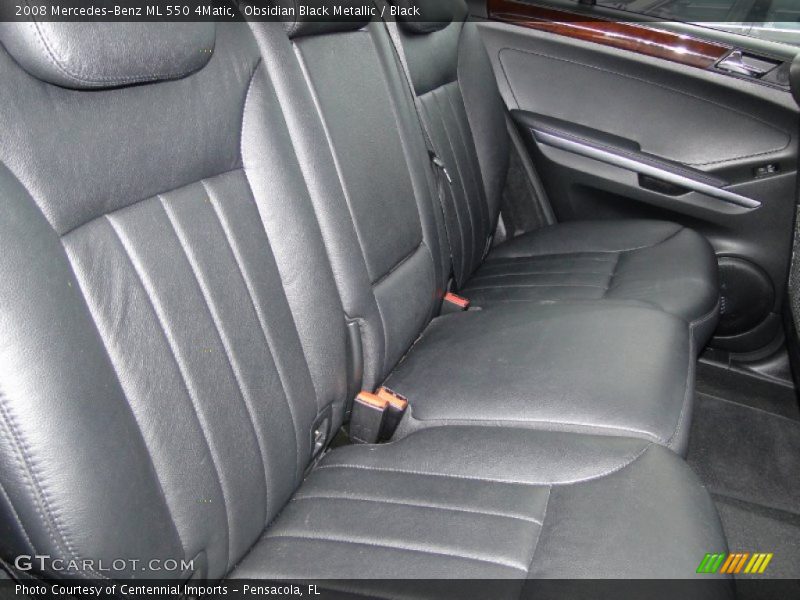 Obsidian Black Metallic / Black 2008 Mercedes-Benz ML 550 4Matic