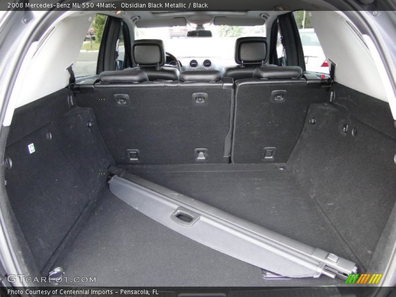 Obsidian Black Metallic / Black 2008 Mercedes-Benz ML 550 4Matic