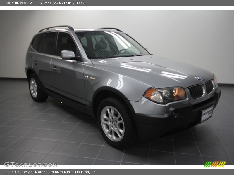 Silver Grey Metallic / Black 2004 BMW X3 2.5i