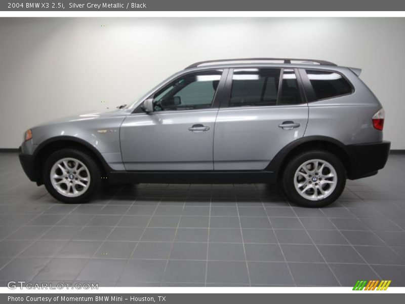 Silver Grey Metallic / Black 2004 BMW X3 2.5i