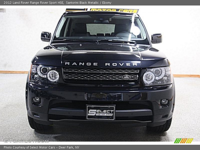 Santorini Black Metallic / Ebony 2012 Land Rover Range Rover Sport HSE