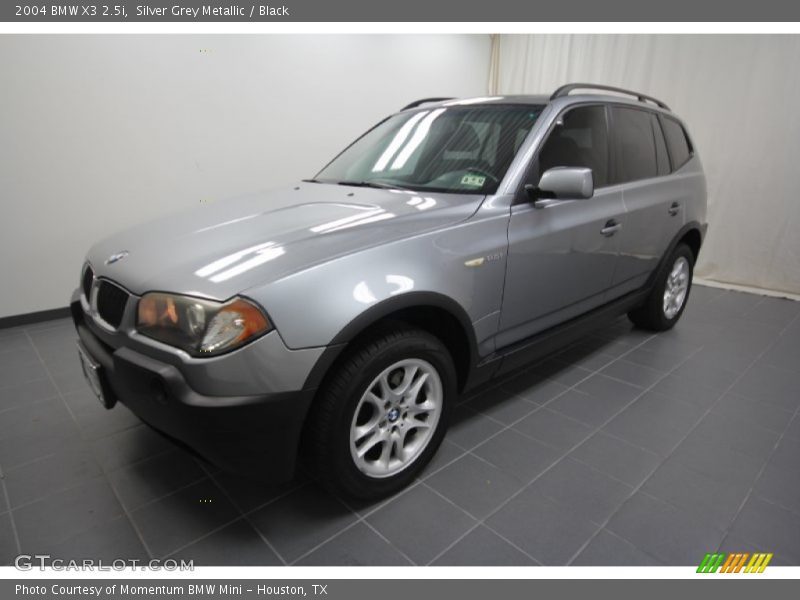 Silver Grey Metallic / Black 2004 BMW X3 2.5i