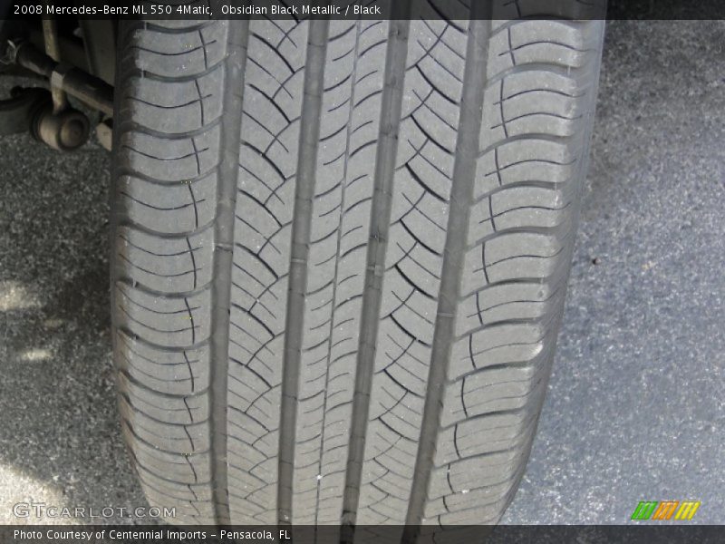 Obsidian Black Metallic / Black 2008 Mercedes-Benz ML 550 4Matic