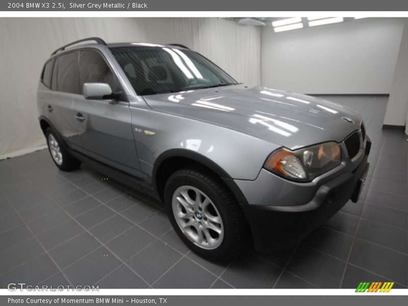 Silver Grey Metallic / Black 2004 BMW X3 2.5i