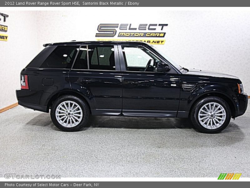 Santorini Black Metallic / Ebony 2012 Land Rover Range Rover Sport HSE