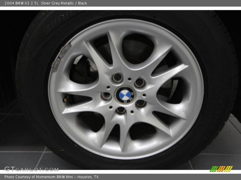 Silver Grey Metallic / Black 2004 BMW X3 2.5i