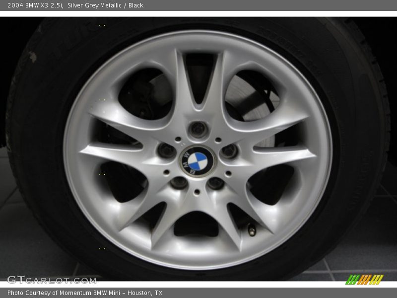 Silver Grey Metallic / Black 2004 BMW X3 2.5i