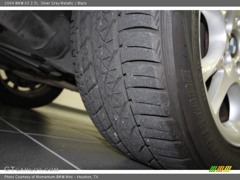 Silver Grey Metallic / Black 2004 BMW X3 2.5i