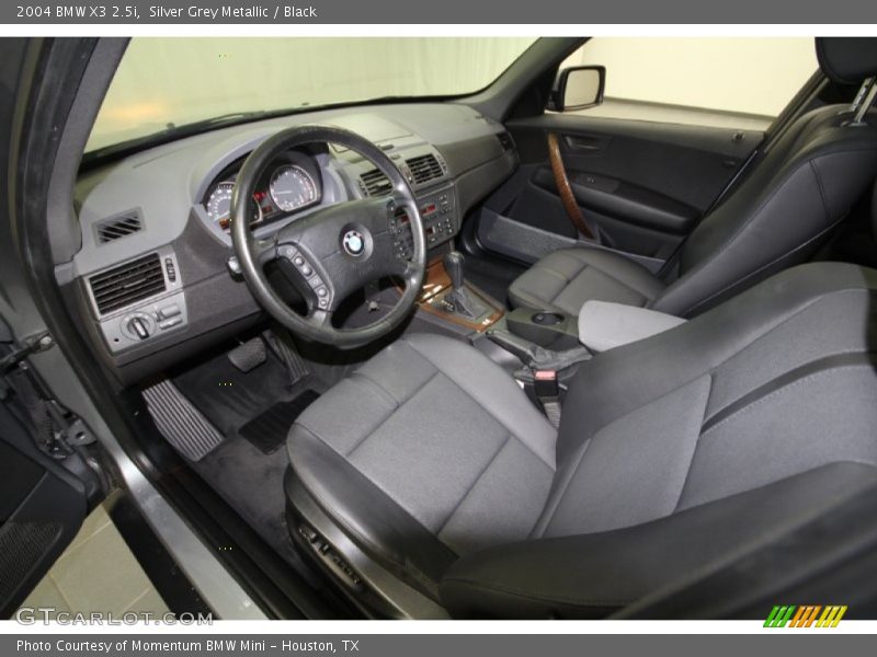 Silver Grey Metallic / Black 2004 BMW X3 2.5i