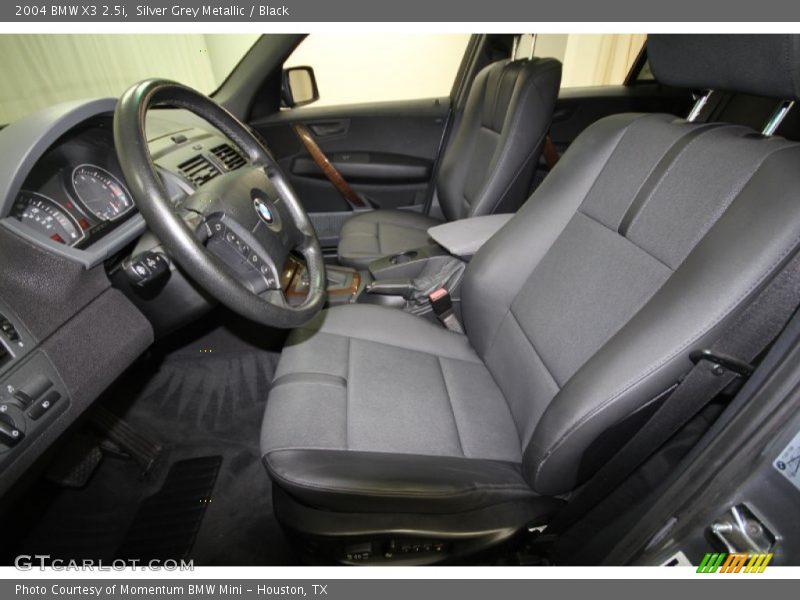 Silver Grey Metallic / Black 2004 BMW X3 2.5i