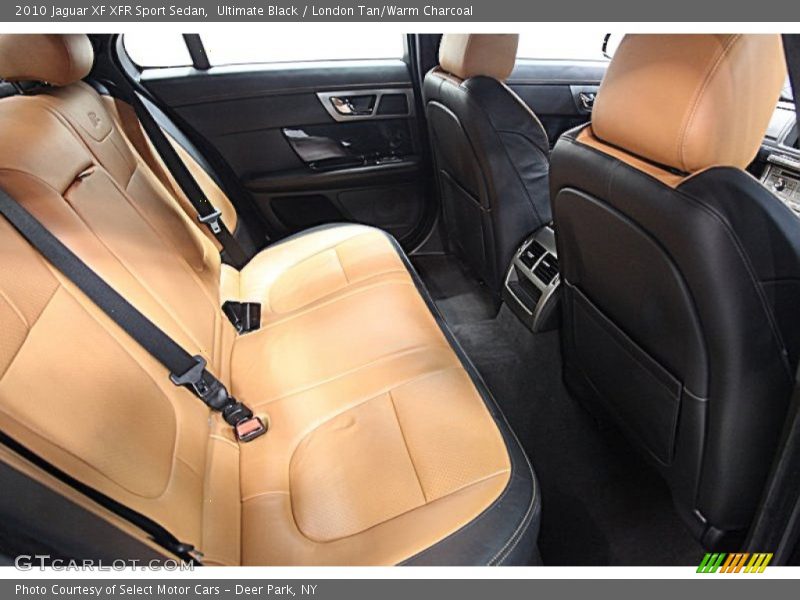 Ultimate Black / London Tan/Warm Charcoal 2010 Jaguar XF XFR Sport Sedan