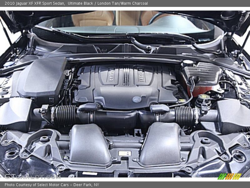 Ultimate Black / London Tan/Warm Charcoal 2010 Jaguar XF XFR Sport Sedan