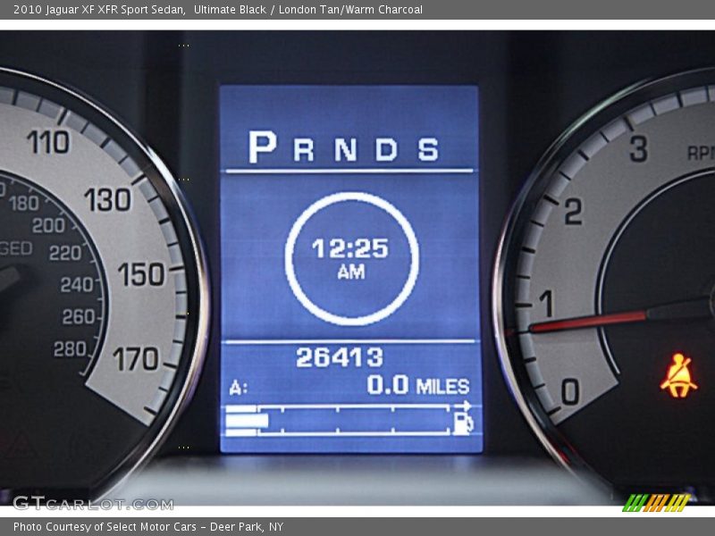 Ultimate Black / London Tan/Warm Charcoal 2010 Jaguar XF XFR Sport Sedan