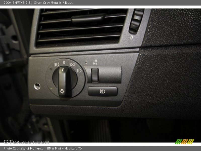 Silver Grey Metallic / Black 2004 BMW X3 2.5i
