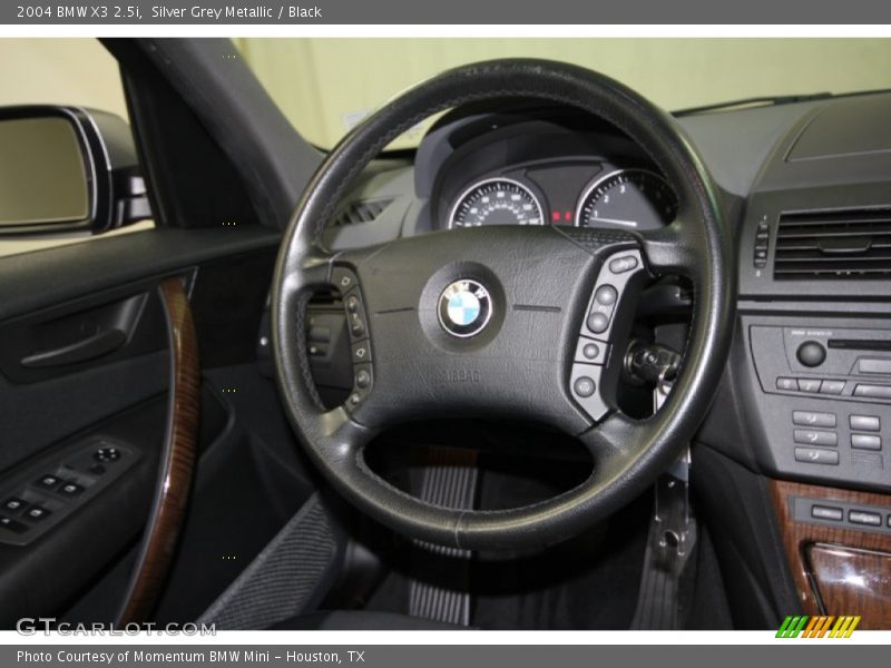 Silver Grey Metallic / Black 2004 BMW X3 2.5i