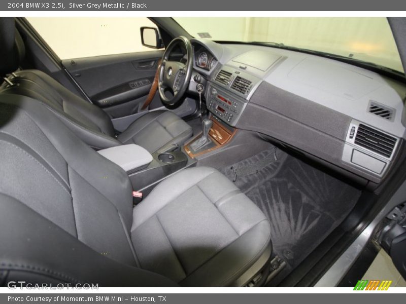 Silver Grey Metallic / Black 2004 BMW X3 2.5i