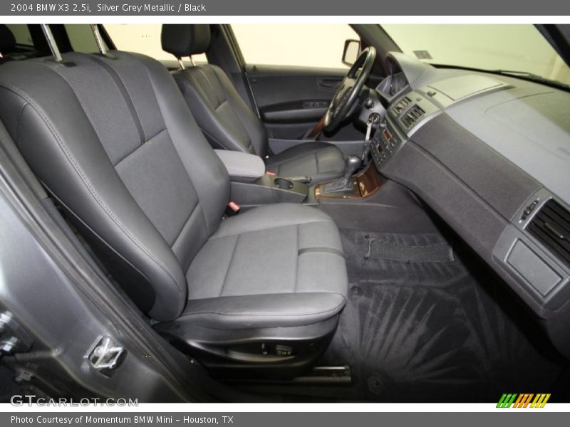 Silver Grey Metallic / Black 2004 BMW X3 2.5i