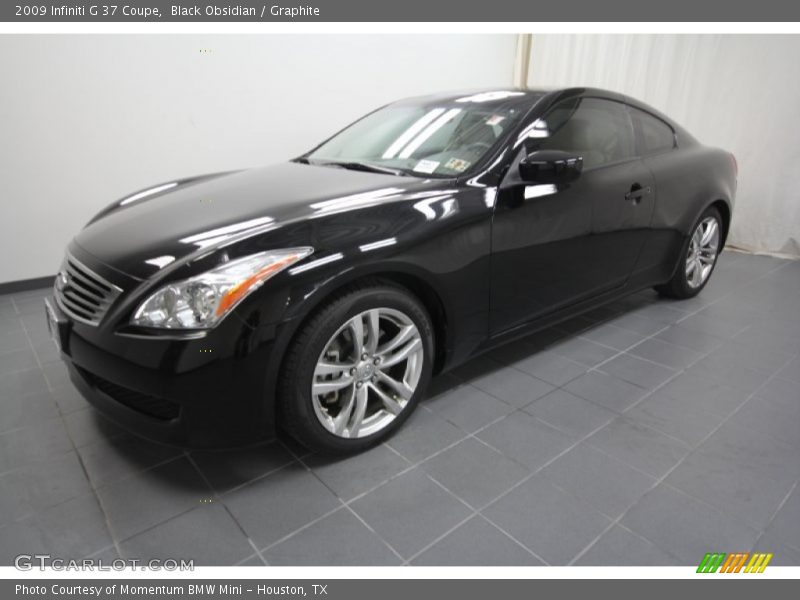 Black Obsidian / Graphite 2009 Infiniti G 37 Coupe