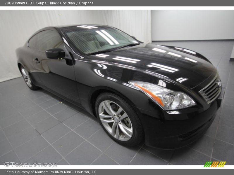 Black Obsidian / Graphite 2009 Infiniti G 37 Coupe