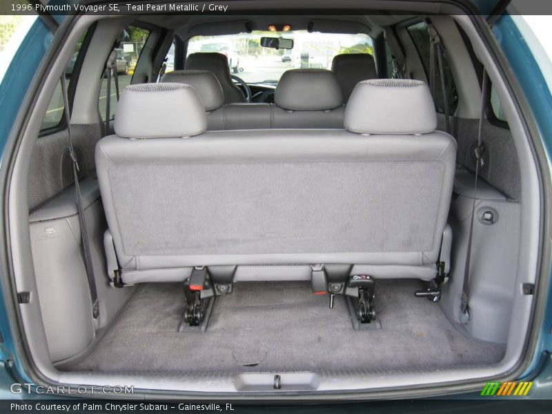 Teal Pearl Metallic / Grey 1996 Plymouth Voyager SE