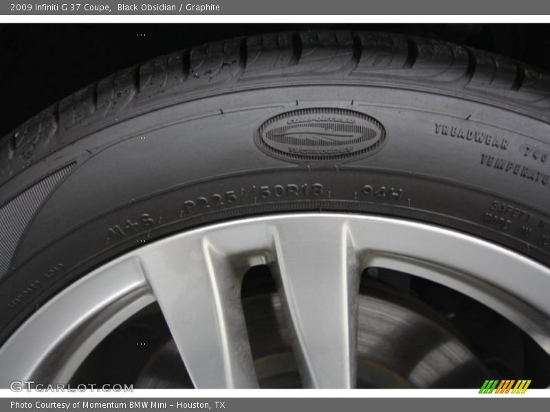 Black Obsidian / Graphite 2009 Infiniti G 37 Coupe