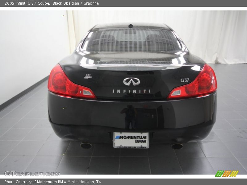 Black Obsidian / Graphite 2009 Infiniti G 37 Coupe