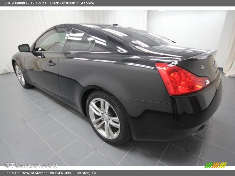 Black Obsidian / Graphite 2009 Infiniti G 37 Coupe
