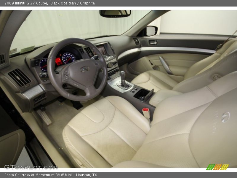 Black Obsidian / Graphite 2009 Infiniti G 37 Coupe