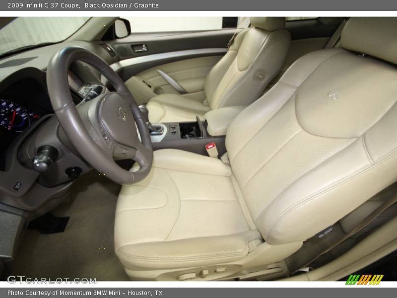 Black Obsidian / Graphite 2009 Infiniti G 37 Coupe
