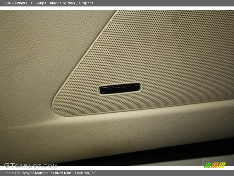 Black Obsidian / Graphite 2009 Infiniti G 37 Coupe
