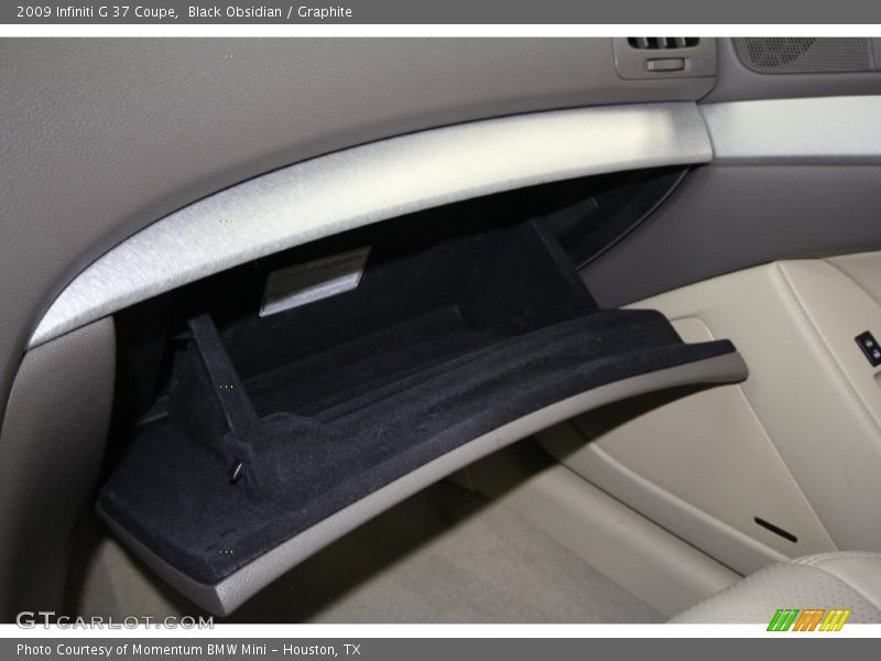 Black Obsidian / Graphite 2009 Infiniti G 37 Coupe