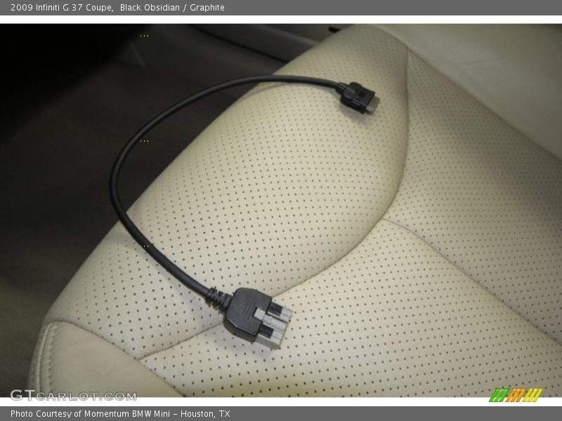 Black Obsidian / Graphite 2009 Infiniti G 37 Coupe