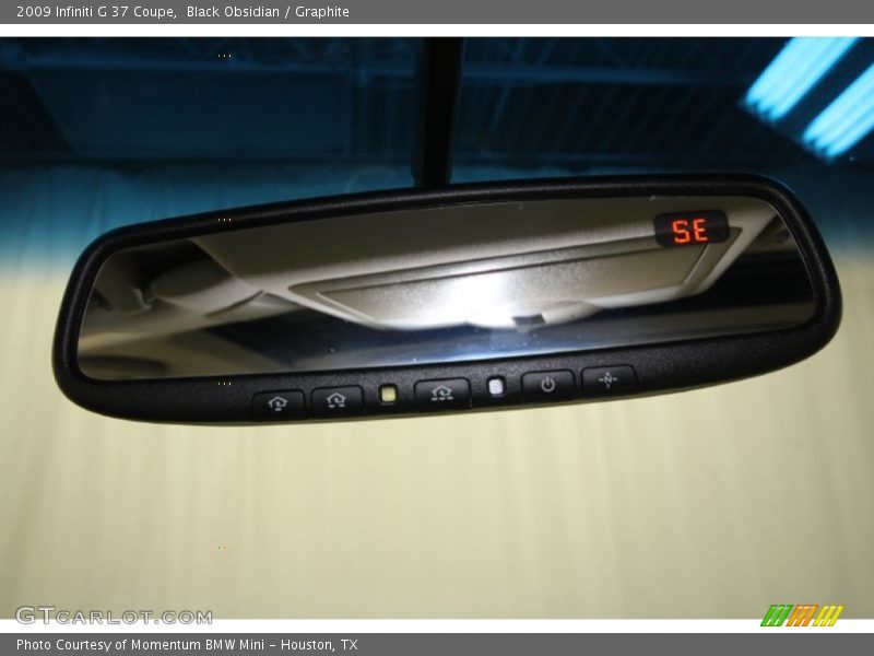 Black Obsidian / Graphite 2009 Infiniti G 37 Coupe