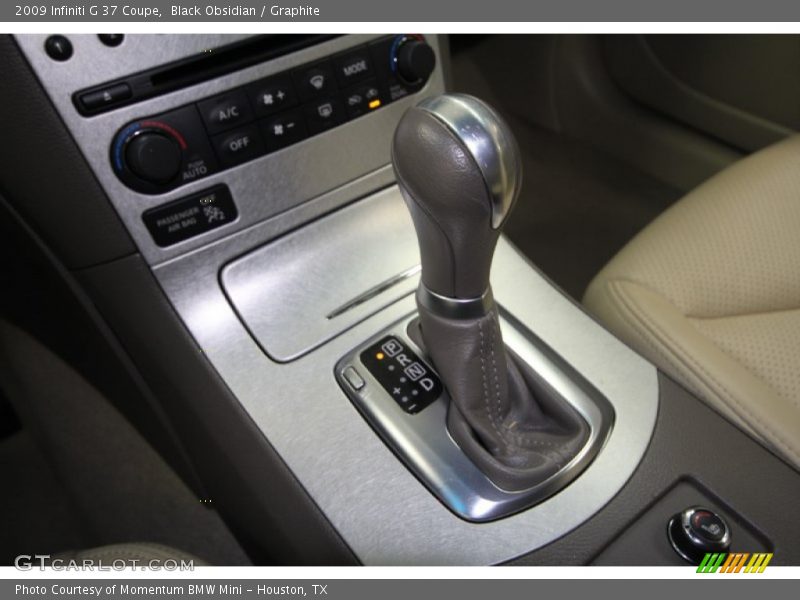 Black Obsidian / Graphite 2009 Infiniti G 37 Coupe
