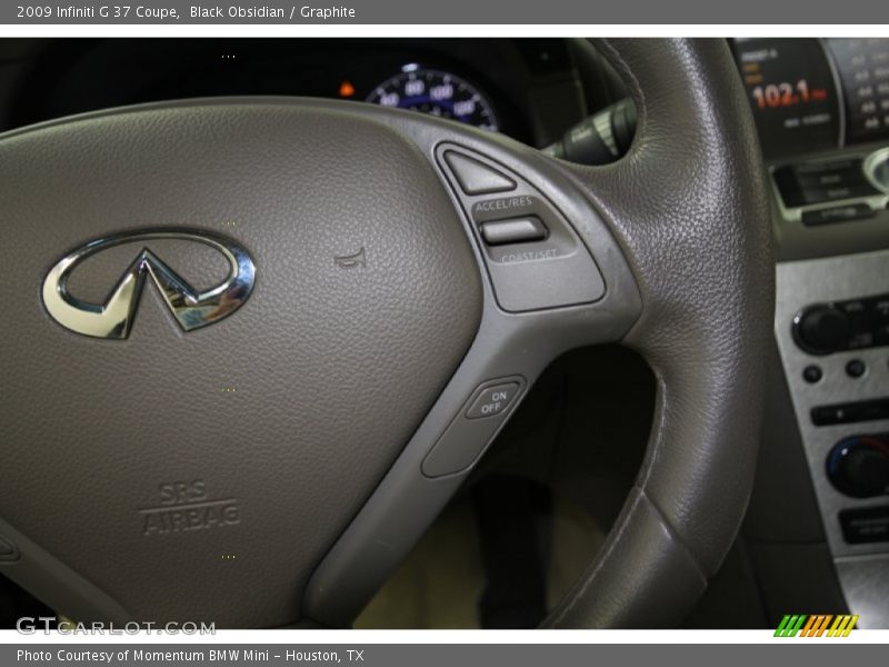 Black Obsidian / Graphite 2009 Infiniti G 37 Coupe