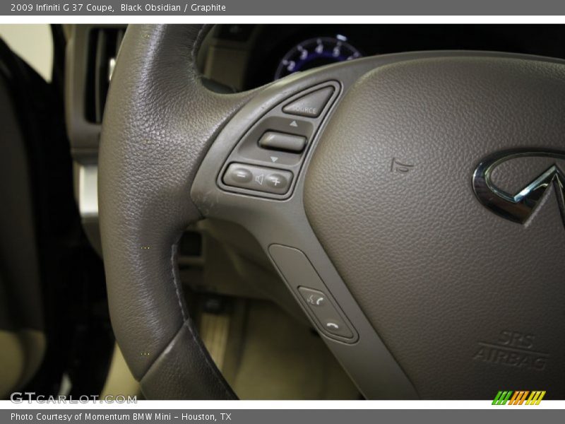 Black Obsidian / Graphite 2009 Infiniti G 37 Coupe