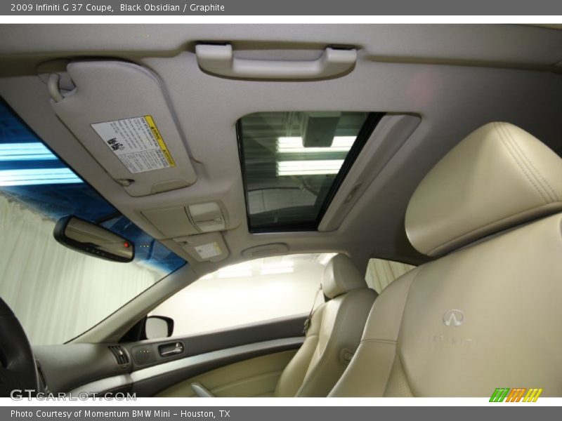 Black Obsidian / Graphite 2009 Infiniti G 37 Coupe