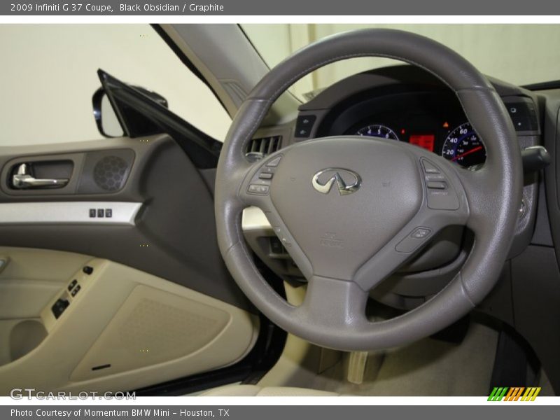 Black Obsidian / Graphite 2009 Infiniti G 37 Coupe