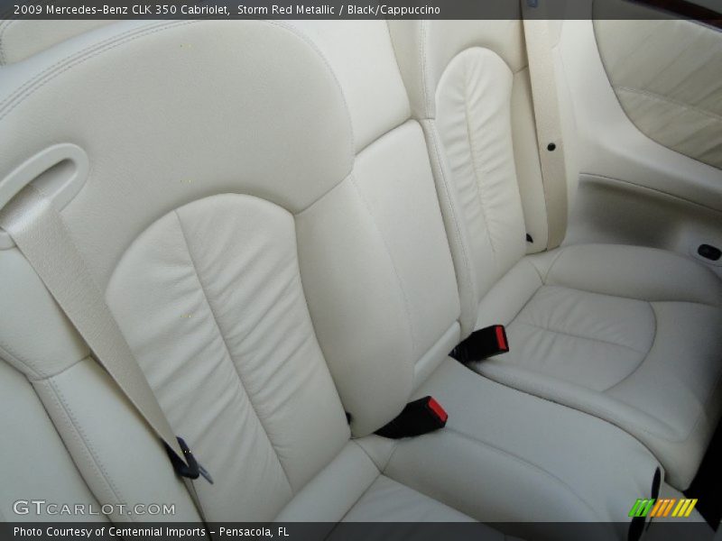 Storm Red Metallic / Black/Cappuccino 2009 Mercedes-Benz CLK 350 Cabriolet