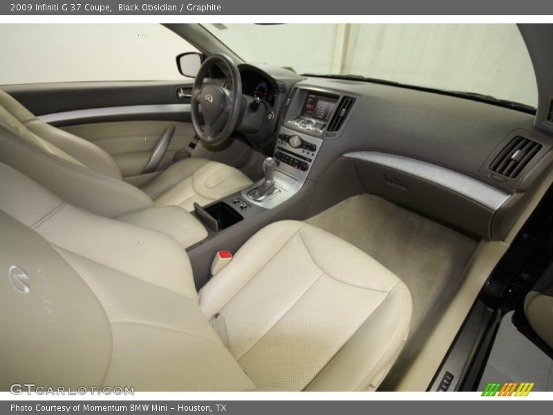 Black Obsidian / Graphite 2009 Infiniti G 37 Coupe