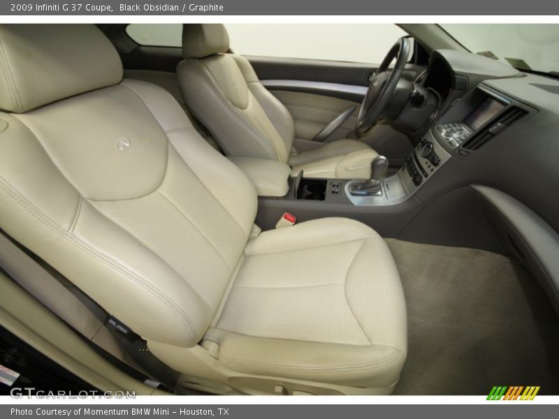 Black Obsidian / Graphite 2009 Infiniti G 37 Coupe