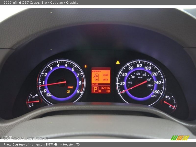 Black Obsidian / Graphite 2009 Infiniti G 37 Coupe