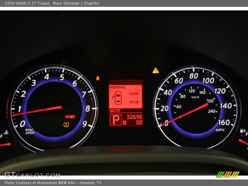 Black Obsidian / Graphite 2009 Infiniti G 37 Coupe