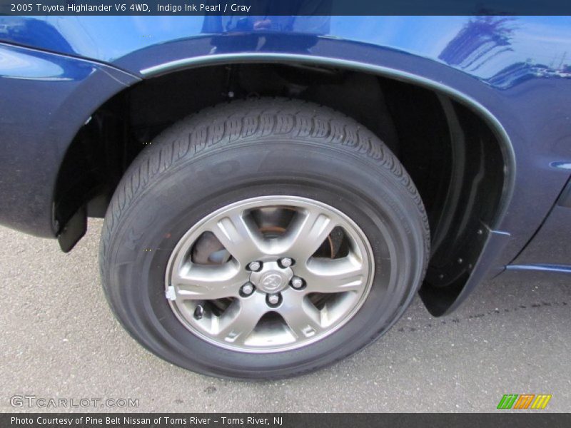 Indigo Ink Pearl / Gray 2005 Toyota Highlander V6 4WD