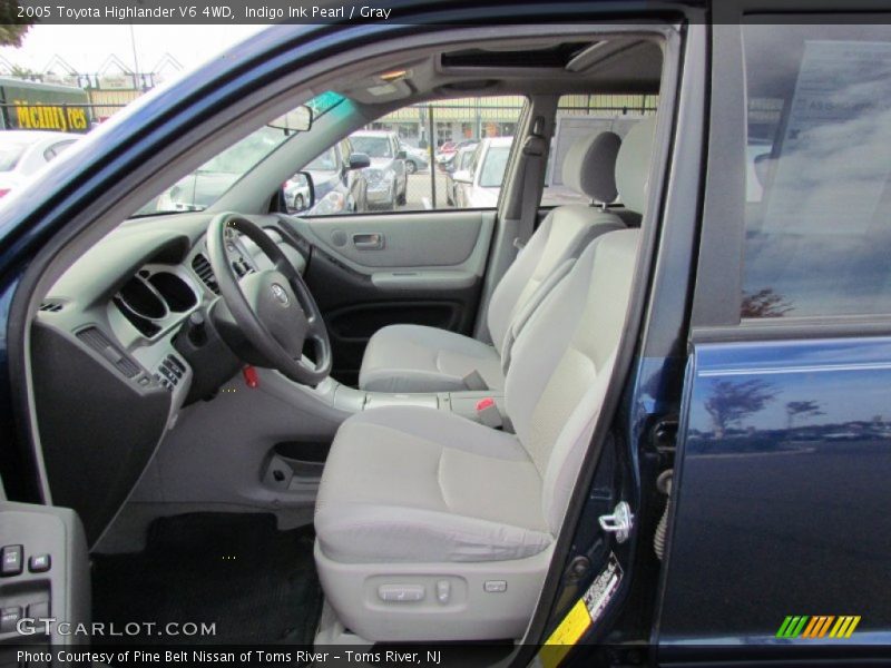 Indigo Ink Pearl / Gray 2005 Toyota Highlander V6 4WD