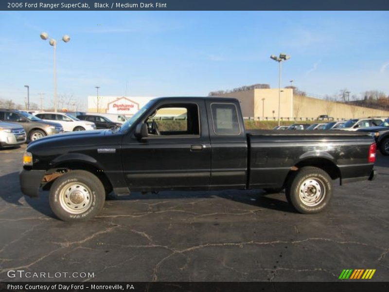 Black / Medium Dark Flint 2006 Ford Ranger SuperCab