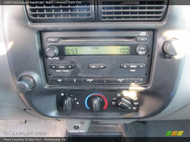 Black / Medium Dark Flint 2006 Ford Ranger SuperCab