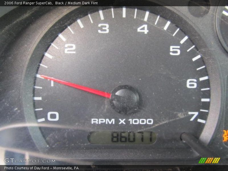 Black / Medium Dark Flint 2006 Ford Ranger SuperCab